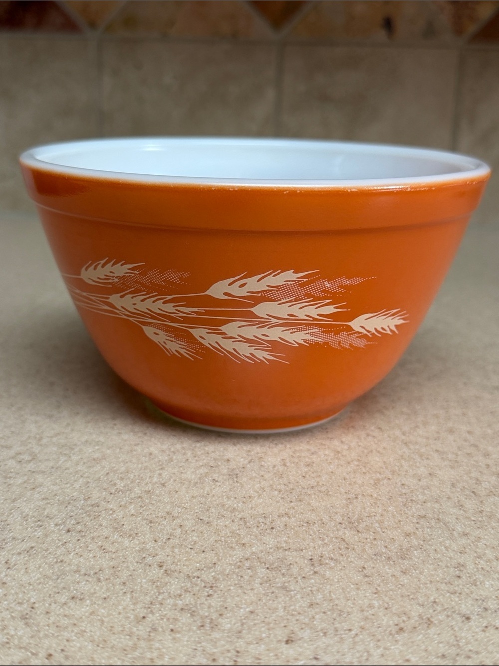 Pyrex Autumn Harvest Wheat Mixing Bowl 401 - Picture 2 of 11